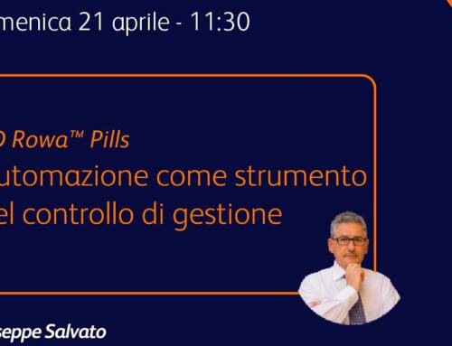 Automazione come strumento del controllo di gestione in farmacia – webinar con ROWA 28mag24